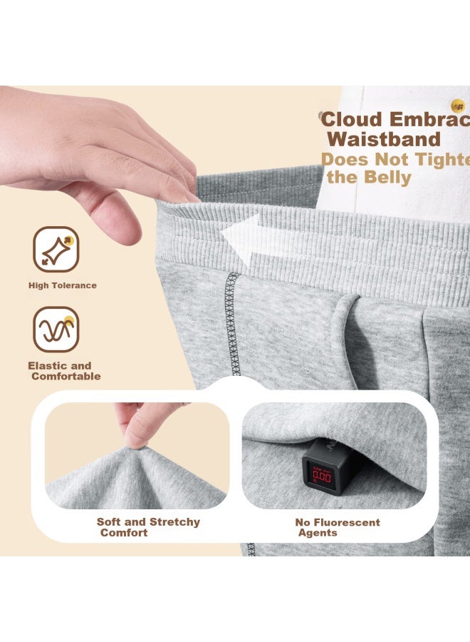 Pepco Boys Fleece-lined Pants Autumn Winter Warm Polar Fleece Trousers School Uniform Casual Sports Pants Navy Blue 160 - Image 3