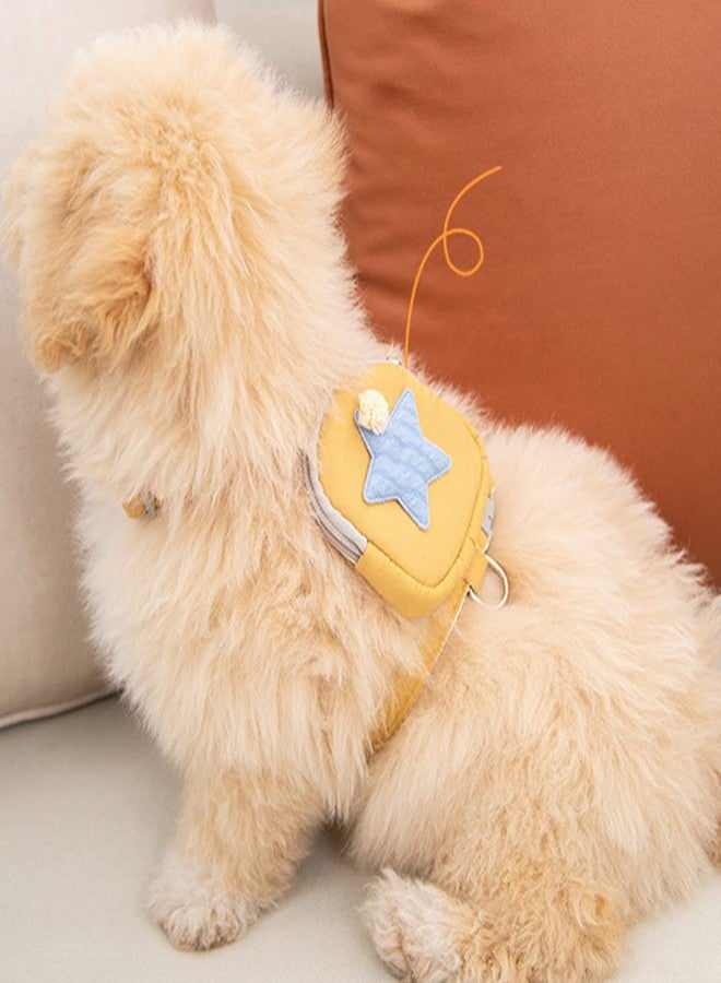 Zerodis Pet Harness Leash Set, Cute Backpack Cat Vest Belt Leash Snap Design Pet Harness Leash Comfortable and Breathable Dog Vest Leash Strong and Vest Harnesses (S (Recommended Within - Image 4