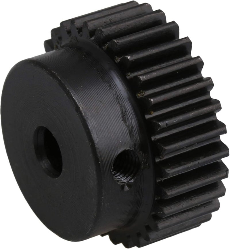 CNBTR 30 Motor Metal Gear Wheel 6mm Hole Diameter Modulus 1 Steel Gear Pack of 2 - Image 3