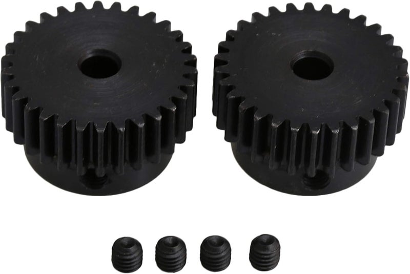 CNBTR 30 Motor Metal Gear Wheel 6mm Hole Diameter Modulus 1 Steel Gear Pack of 2 - Image 1