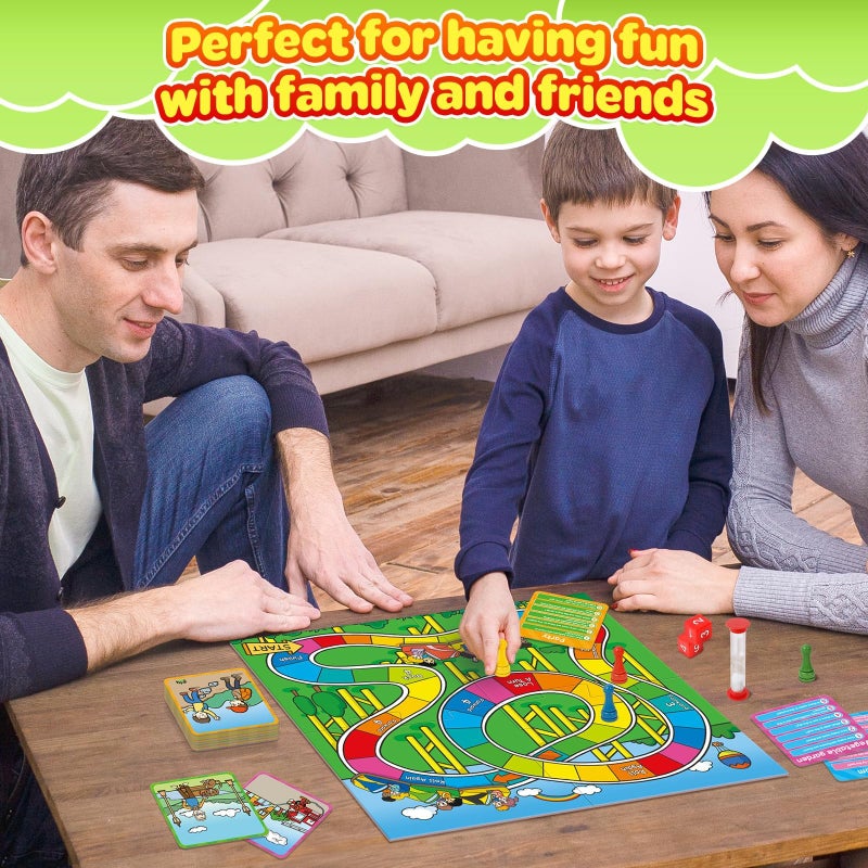SkilLify Memory Board Games for Kids, Educational Learning Board Games, Memory Game for Boys and Girls Ages 6+, Fun Educational Toy for Travel Indoor Outdoor Classroom Family Games 2-4 Players - Image 5