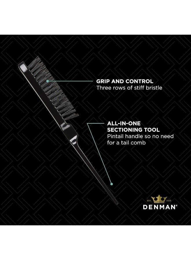 DENMAN (Black) Backcomber for Teasing, Smoothing & Up Do - Image 5
