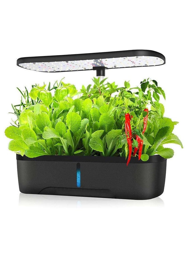 Generic Hydroponic Planting Machine,DIY Soilless Cultivation Planting Kit,6 Planting Points,Hydroponic Planting System For Indoor Gardening,Herb Garden Kit,Suitable For Home,Kitchen And Gardening (Black)  - Image 2