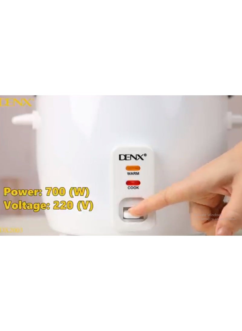 دينكس طباخ أرز كهربائي، 1800 لتر، 700 واط، 220 فولت - Image 5