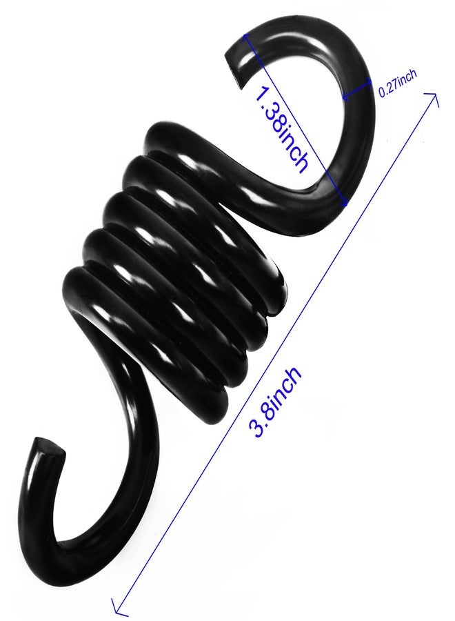 Velomill Porch Swing Springs, Black Patio Swing Parts Porch Swing Springs Heavy Duty 2 Pack for Patio Swing Hanger, Hammock, Boxing Bag, Egg Chair - Image 2