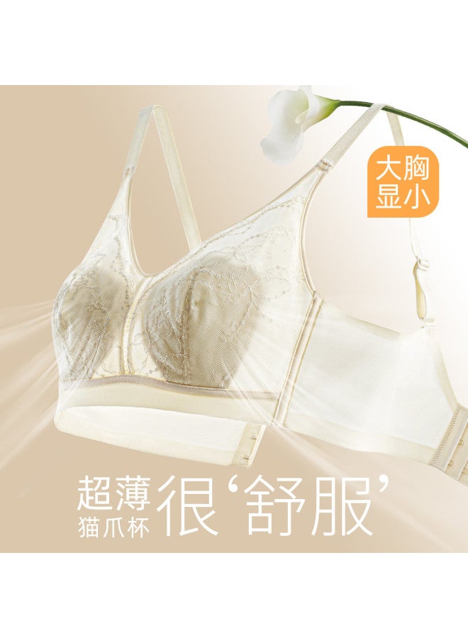 Fenton Light Luxurypush-up Lingerie For Large Bust - Breathable, Supportive, Anti-sagging Lace Underwire Bra - Image 2