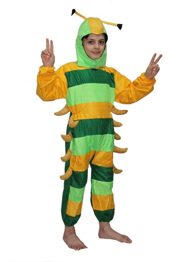 Kaku Fancy Dresses Kaku Fancy Dresses Caterpillar Insect Costume -Multicolour, 3-4 Years, For Boys  - Image 2