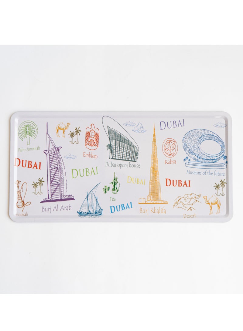 971MEDIA Dubai Landmarks Metal Sign For Home, Kitchen, Cafes, Walls - Image 1