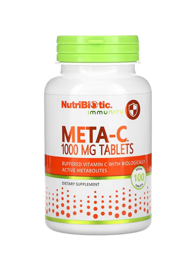 نيوتريبايوتك إميونيتي ميتا-سي 1000 مجم 100 قرص نباتي