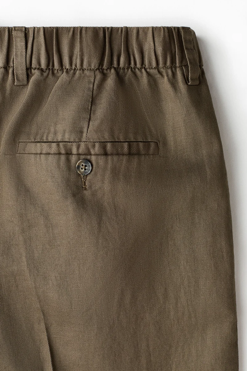 H&M Loose Fit Linen-blend trousers