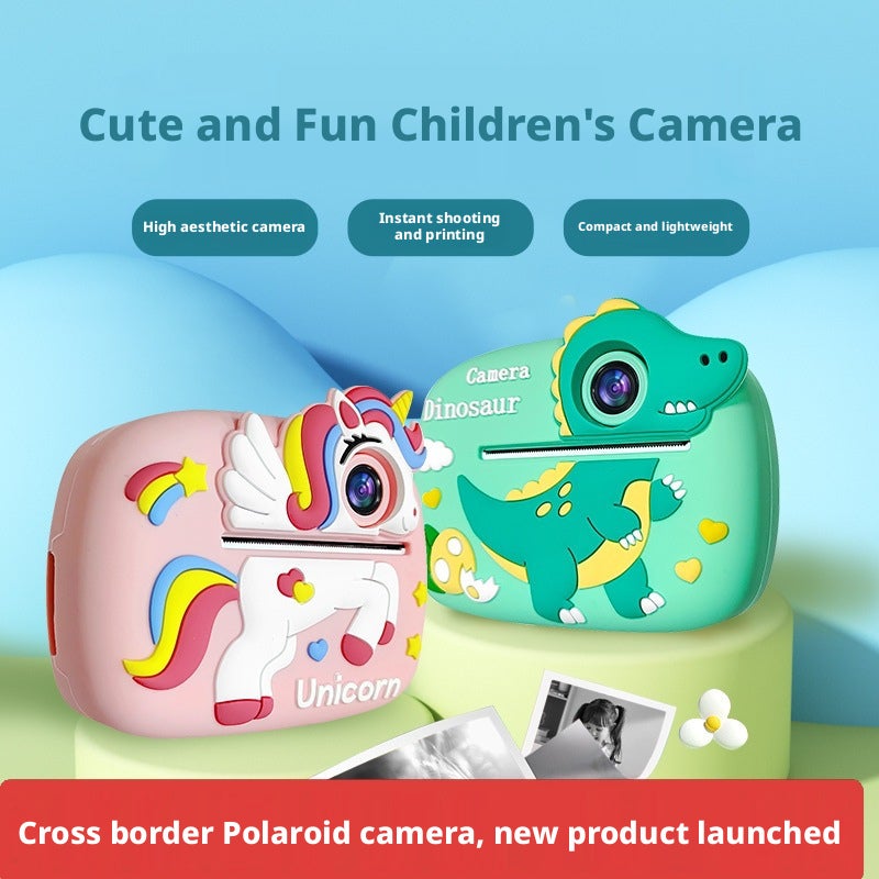 Portable Kids Instant Print Camera with Thermal Paper, HD Digital Camera for Students - Image 1