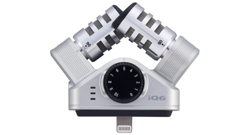 Zoom iQ6 Microphone, Auxiliary, Lightning Connector - Image 2