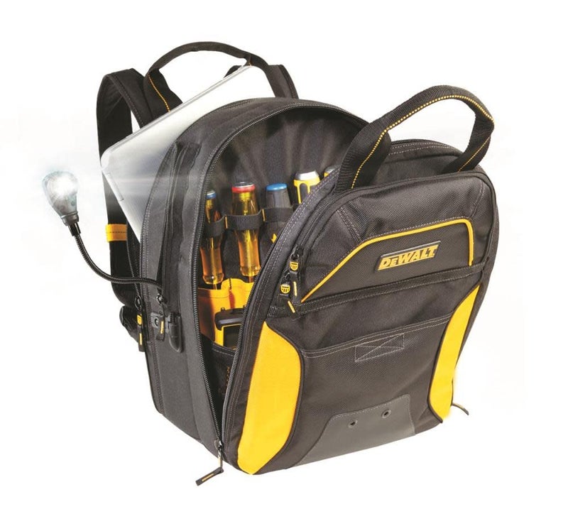 Dewalt 33 Pocket Lighted Usb Charging Tool Backpack - Image 1