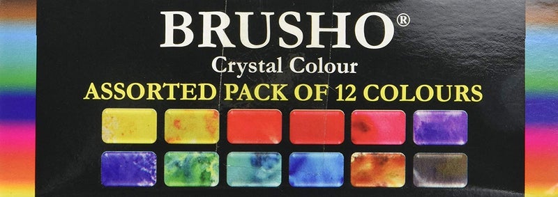Brusho by Colourcraft BRU85000 Brusho Crystal Set 12 Color Colour - Image 3