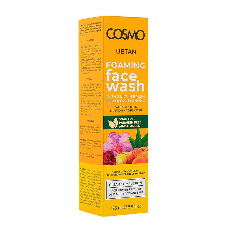 COSMO Ubtan Foaming Facewash 175Ml - Image 3