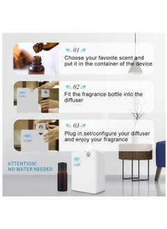 Arabest Smart Scent Air Machine with Nebulizing,Professional Waterless Essential Oil Diffuser 300ML,Aroma Diffuser,Air Purifier,Scent Diffuser Essential Oils for Room,Office,Spa(White)  - Image 5