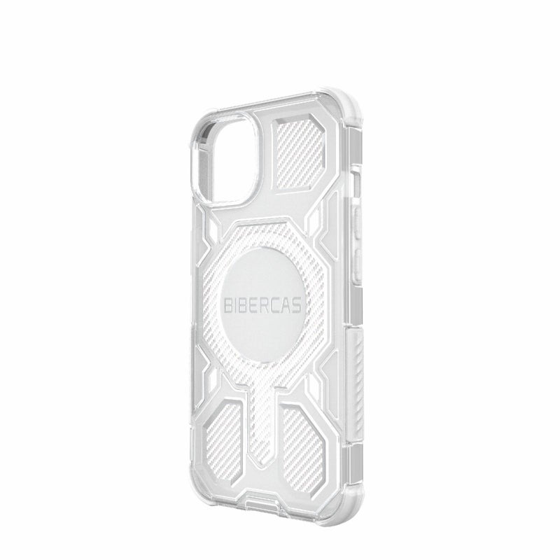بيبركاس جراب هاتف Magsafe Air Bag المقاوم للصدمات لهاتف Iphone 13 / 14 شفاف اللون (أبيض) - Image 3
