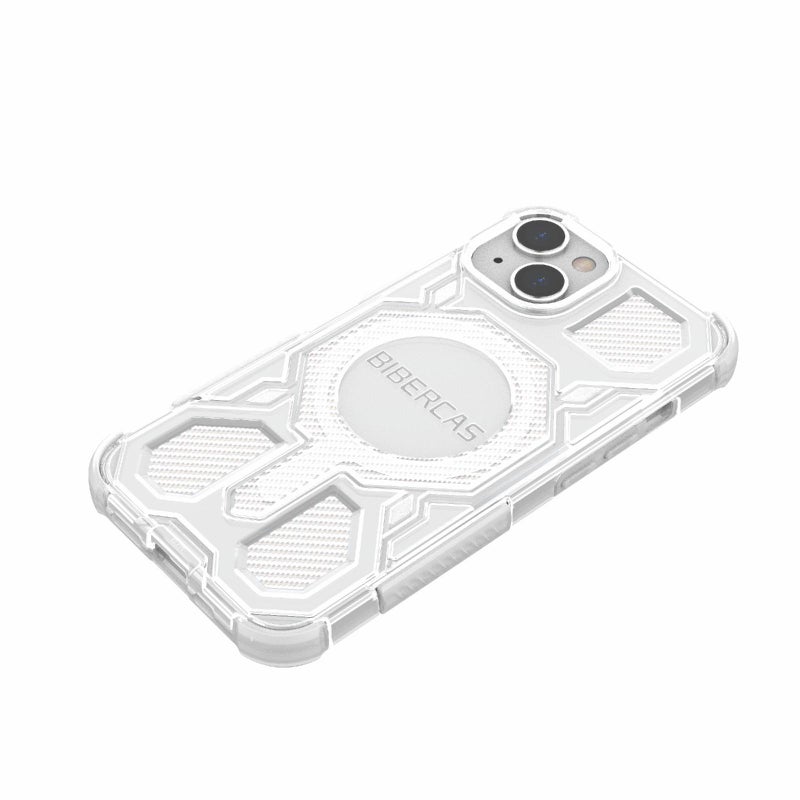 بيبركاس جراب هاتف Magsafe Air Bag المقاوم للصدمات لهاتف Iphone 13 / 14 شفاف اللون (أبيض) - Image 4