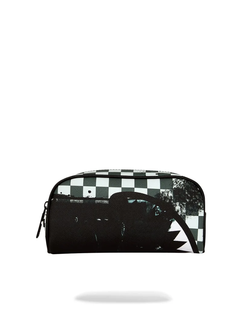 Sprayground  PAINTED OVER CHECK PENCIL POUCH  | Best Price UAE