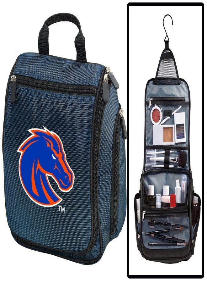 Broad Bay Boise State Toiletry Bags Or Hanging Travel Boise State University Shaving Kits for Men - Blue - Image 4