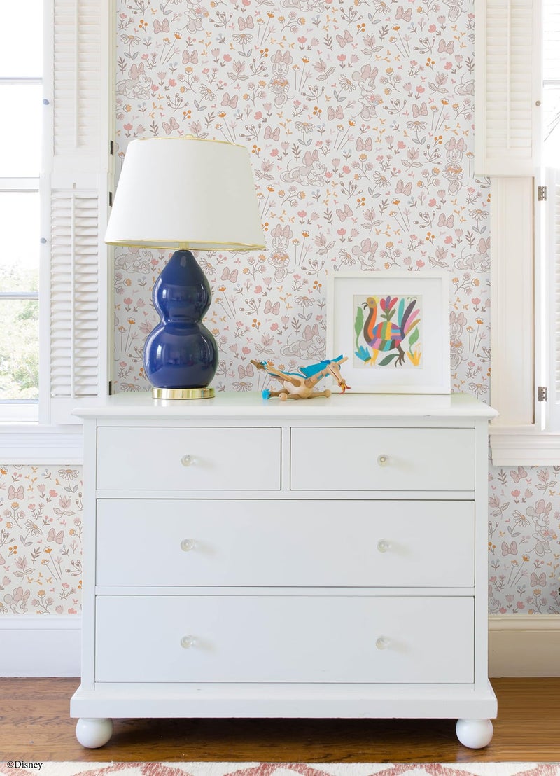 RoomMates Disney Minnie Mouse Pink Peel and Stick Wallpaper, RMWS1271 - Image 3