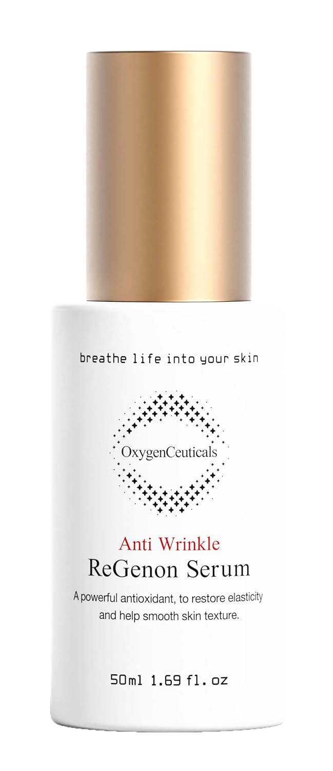 ReGenon Serum  Antioxidant Serum with 20000ppm Idebenone  Amino Acid 17 Complex AntiAging Treatment 50ml