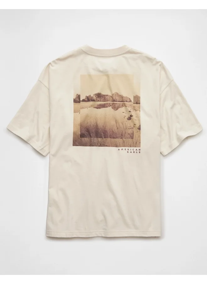 امريكان ايجل Graphic Crew Neck T-Shirt