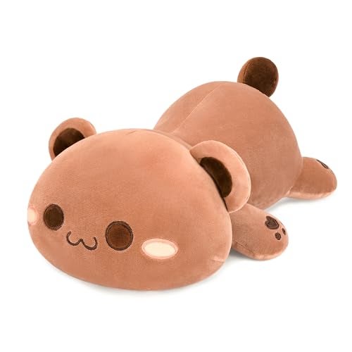 Onsoyours Cute Bear Plush Toy 20 Stuffed Animal Bear Soft Anime Large Plush Pillow for Kids Brown Bear 20 - Image 1