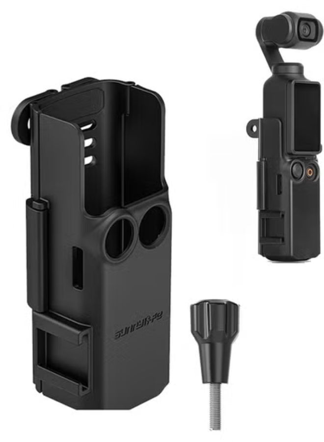 سني لايف محول تمديد الكاميرا لـ DJI Osmo Pocket 3 قفص واقٍ للحذاء البارد وميكروفون خفيف حامل ثلاثي القوائم وحامل حقيبة الظهر ومشبك الدراجة ومقبض ملحقات الإطار لجيب Osmo 3 - Image 1