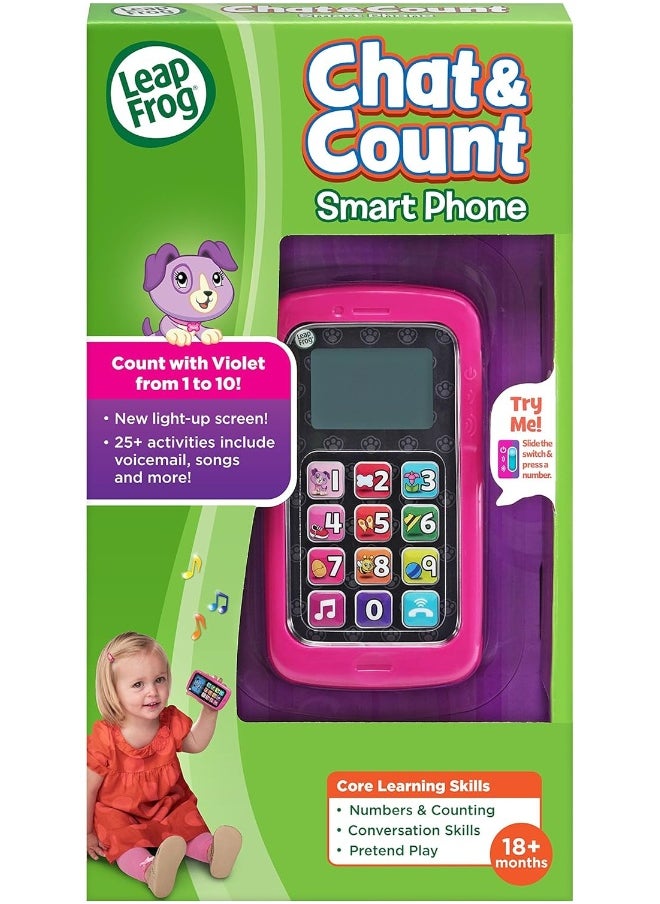 LeapFrog - LeapFrog Chat And Count Smart Phone, Violet - Image 1