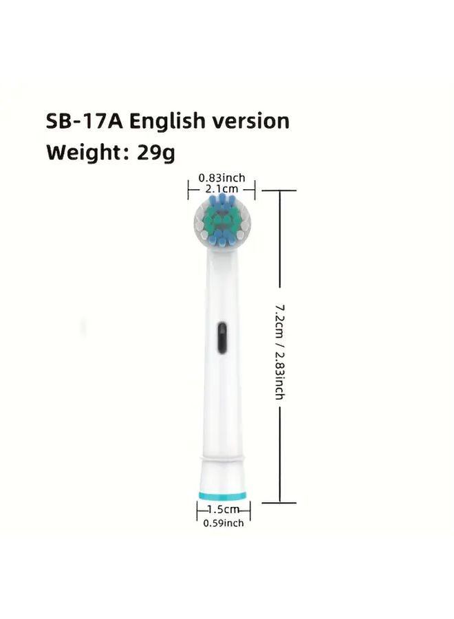 Replacement Electric Toothbrush Head Soft Bristles Random Color 1pc Round Head Design Compatible With Oral B Models - Image 3