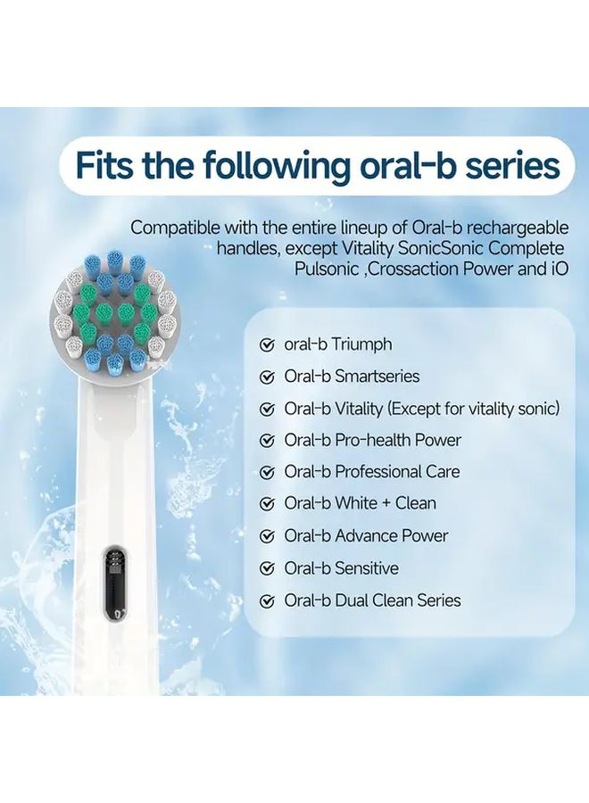 Replacement Electric Toothbrush Head Soft Bristles Random Color 1pc Round Head Design Compatible With Oral B Models - Image 5