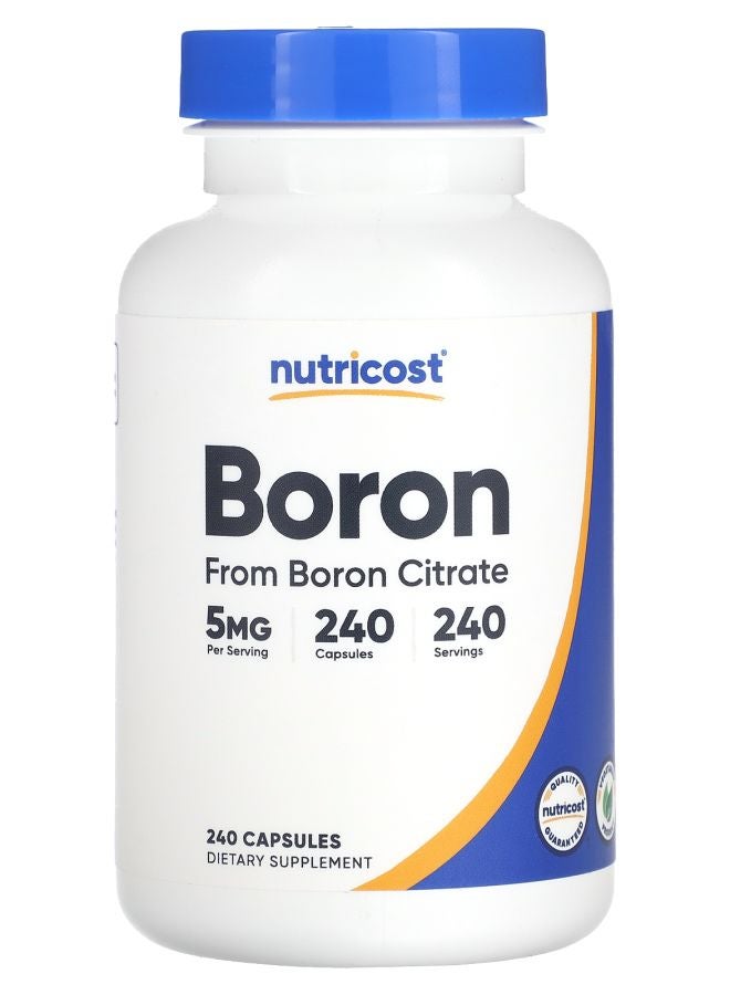 Nutricost Boron 5 mg  240 Capsules
