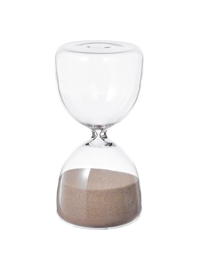 erorex Decorative Hourglass, Clear Glass/Sand, 15 Cm - Image 1