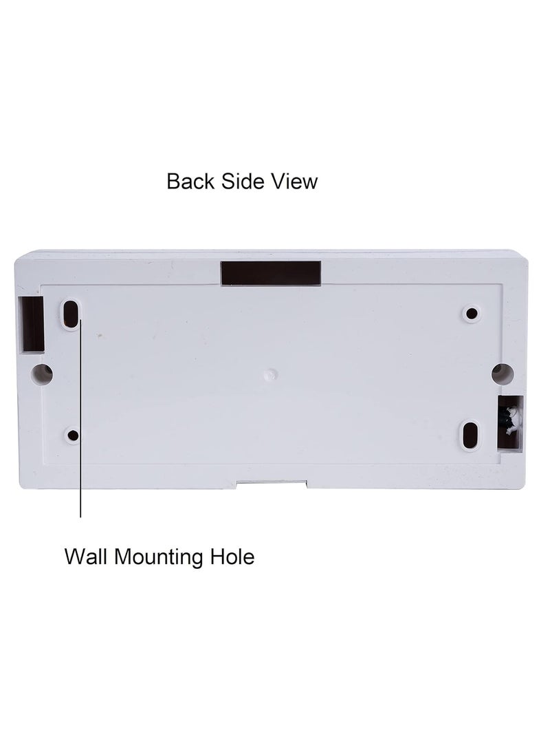 HACKENSACK Hackensack Extension Board Two 1616A Socket 16A 15A Master Switch and 16A MCB Polycarbonate Long 15 SQMM x 3 Core Heavy Duty 5 Meter Wire Cable with 15 Amp 3 Pin Plug White  - Image 4