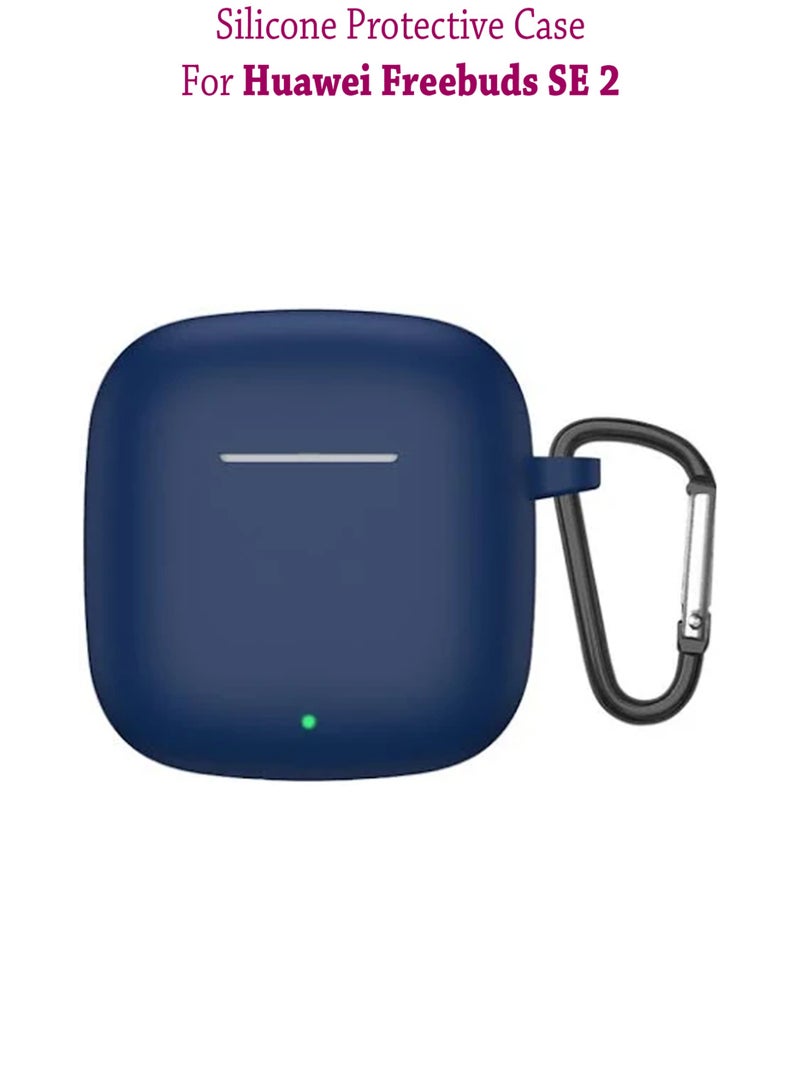 Silicone protective case for Huawei FreeBuds SE 2 - Dark Blue