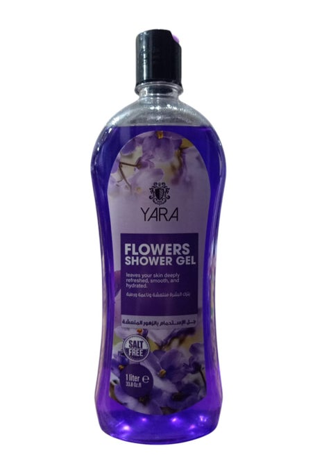 جيل للاستحمام لتر بالزهور المنعشه 1 لتر