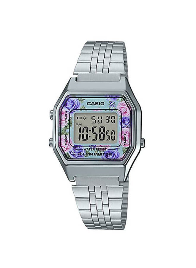 كاسيو ساعة يد من ستانلس ستيل رقمي LA680WA-2CDF - Image 1