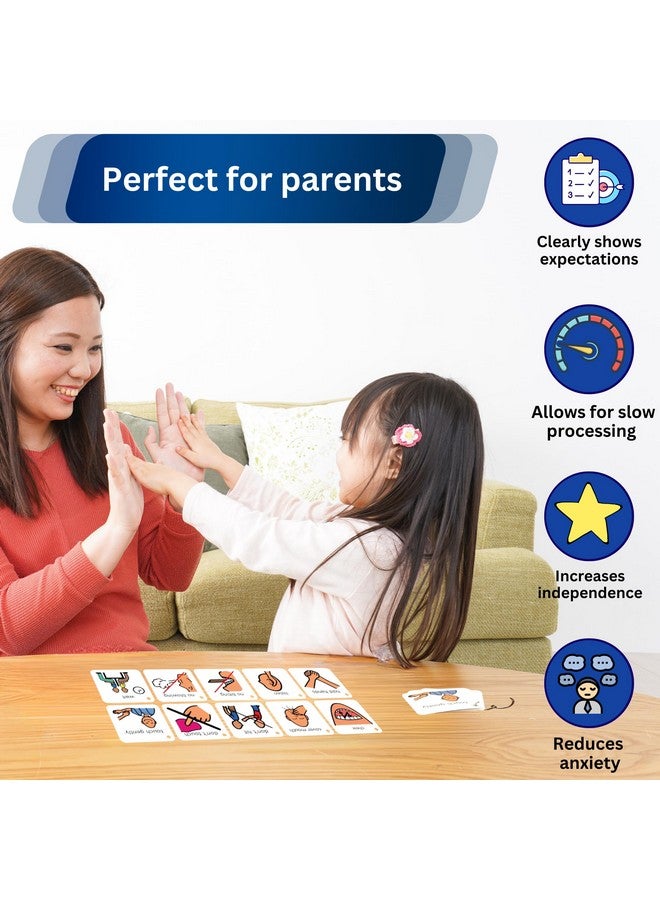 Autism Supplies And Developments Behavior Keyring Lanyard Aba Therapy Materials Premium Plastic Material Special Education Classroom Supplies Autism Learning Materials (English)  - Image 2