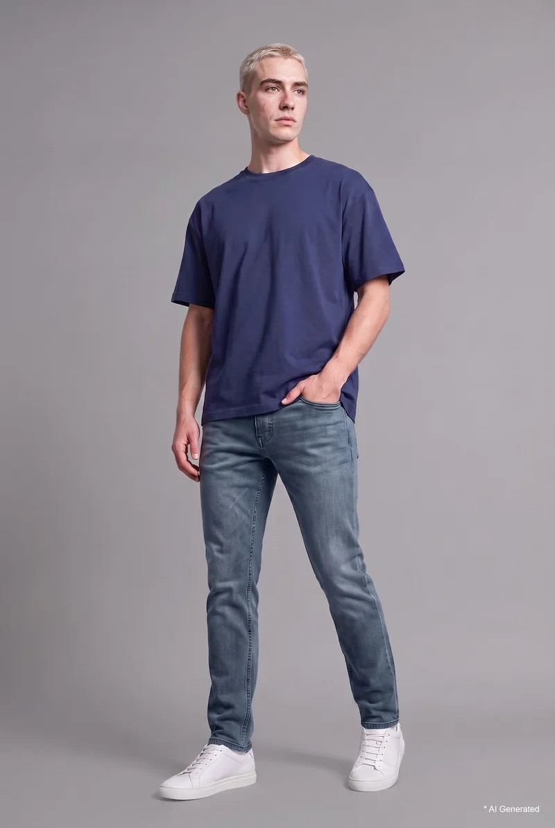 Sergio Regular Fit Normal Waist Jeans