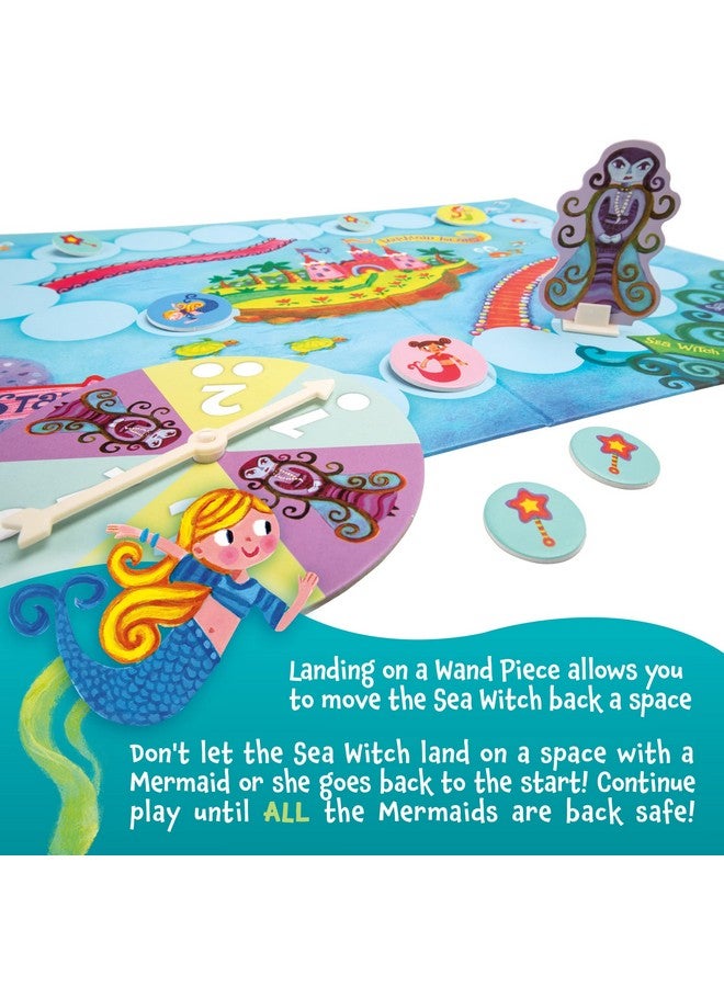 Peaceable Kingdom Mermaid Island Award Winning Cooperative Board Game for 2 to 6 Kids Ages 5+ - Image 4
