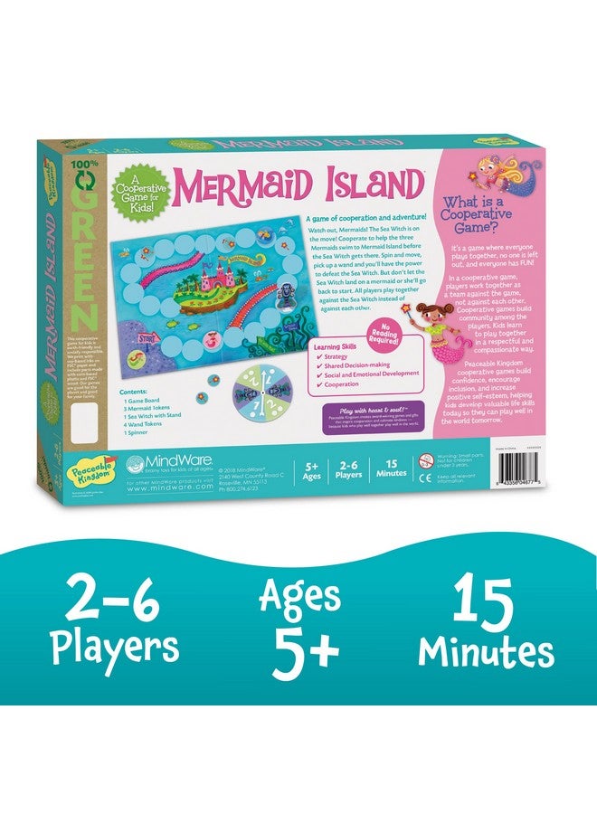Peaceable Kingdom Mermaid Island Award Winning Cooperative Board Game for 2 to 6 Kids Ages 5+ - Image 5