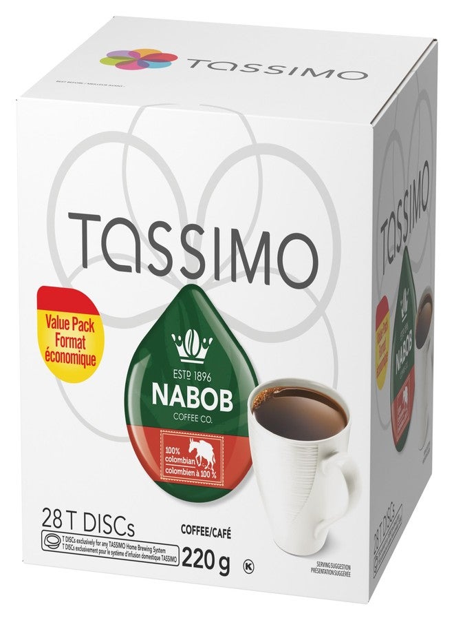 Tassimo Nabob 100% Columbian Coffee Single Serve T-Discs 28 T-Discs Imported from Canada - Image 4