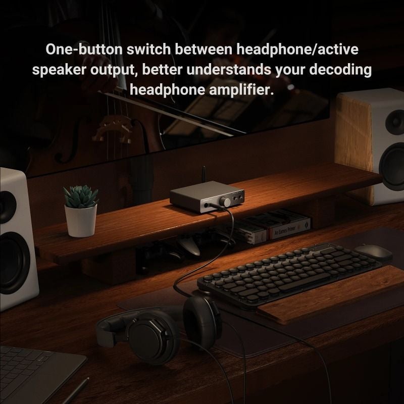 Aiyima Dac-a7 HiFi Headphone Amplifier Es9038q2m USB Audio Decoder Bluetooth 5.4 Preamp 3.5/6.35mm - Image 5