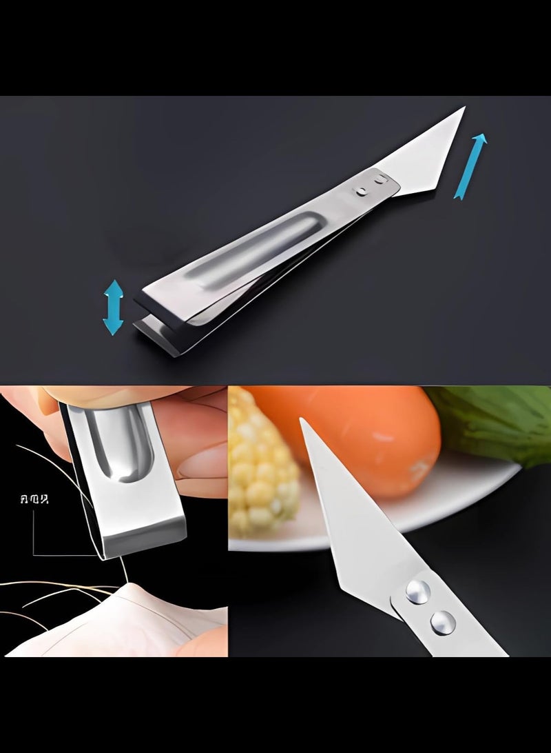 3PCS Peelers for Kitchen,Multi-Functional  Fruit, Carrot, Veggie, Potatoes Peeler,Stainless Steel Peelers, with Ergonomic Non-Slip Handle & Sharp Blade, Good Durable  - Image 4