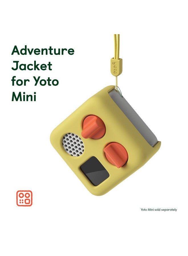 YOTO Yoto Mini Protective Adventure Jacket - Silicone Carry Case Protects Your Childs Yoto Mini Player from Small Bumps and Wear and Tear - Sweet Corn - Image 2