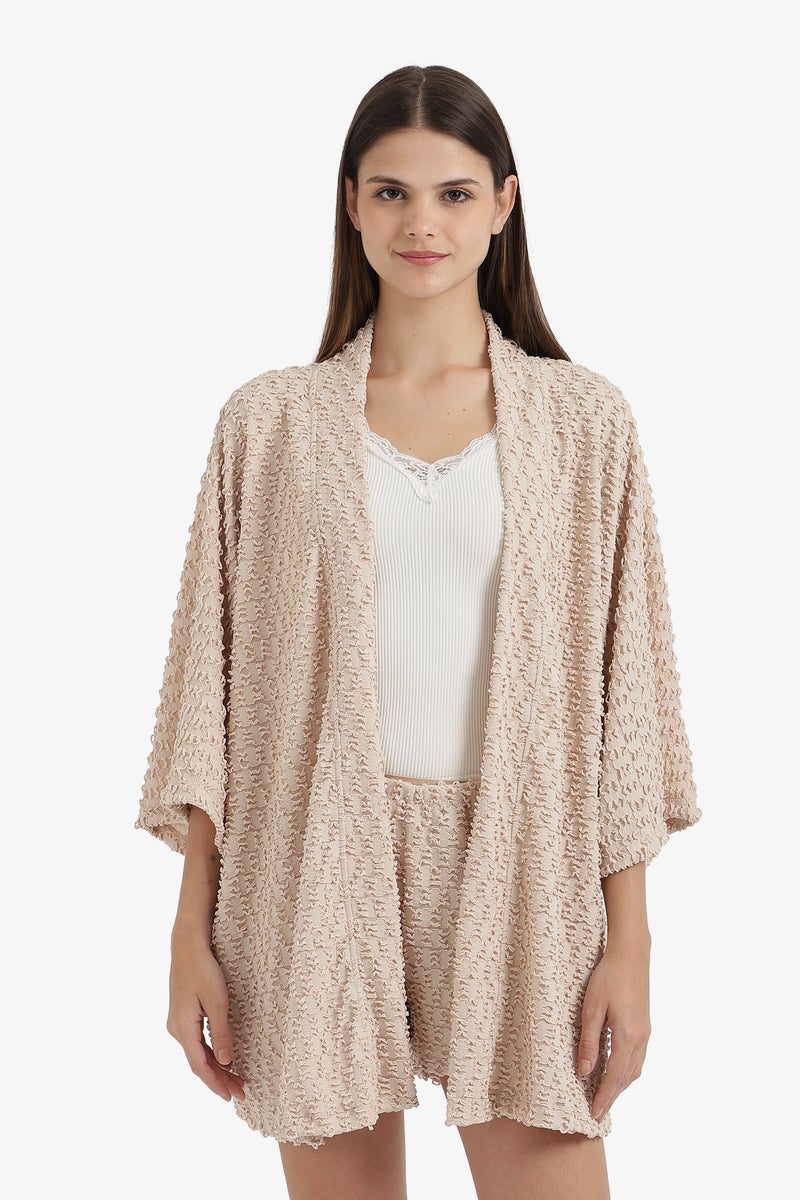 Carina Self patterned Beach Kimono - Image 1