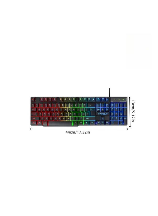 T31 Three Piece Set Gaming Keyboard And Mouse With 3 In 1 Mouse Pad Ergonomic Optical Sensor - Image 5