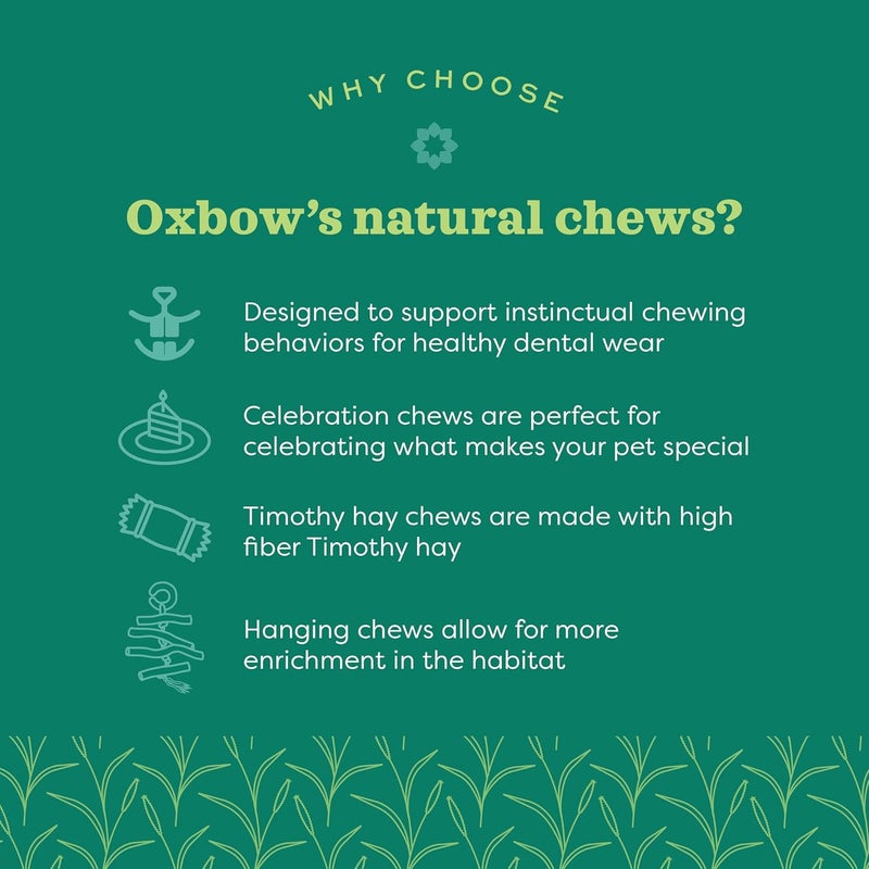 Oxbow Enriched Life Timbells, Rabbit Toys, Guinea Pig Toys, Enrichment for Bunny, Guinea Pig, Hamster, Rabbit, Chinchilla, Timothy Hay, Chinchilla Cage Accessories, Small Pet Accessories for Cage - Image 3