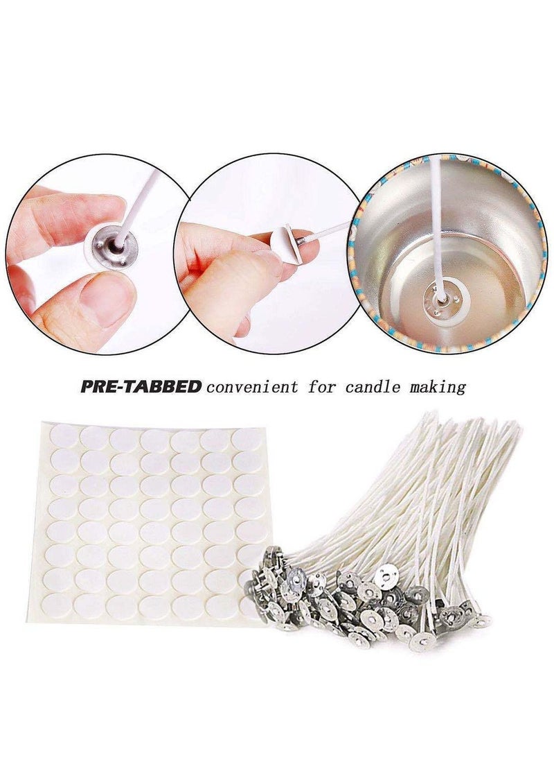 Generic Candle Making Kit DIY Handmade Candle Craft Tools Including Beeswax Wicks Tin Cans Spoons Wax Wicks and Other Candle Making Tools  - Image 4